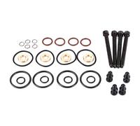 Kit de reparación de sello de inyector dKit de reparación de sello de inyector de combustible de 4 juegos, perno de abrazadera de montaje de sellado 1417010997 apto para / A3 / /