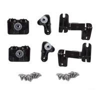 Kit de reparación de soporte de faros delanteros para Clase A W177 2013-17, compatible con A1778201701 A1778201801, par ABS negro