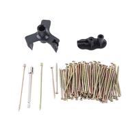 Kit de reparación de suelos para suelos de madera que chirrían debajo de la alfombra, kit de reparación de suelos de madera que ya no chirría con 5 herramientas y 50 tornillos con