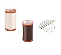 Kit de reparación de tapicería - Coats & Clark Extra fuerte tapicería hilo empaquetado con resistente agujas de mano