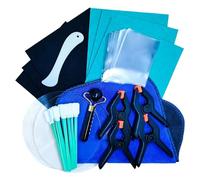 Kit de reparación de tarjetas - 28 piezas herramienta para aplanar y evaluar tarjetas | Kit de reparación de tarjetas | Pers Coleccionistas Casa, Recuperación de tarjetas de crédito Cartera