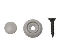 Kit de reparación de techo de coche, 20 unidades, color gris, tela de techo, clips de fijación con remaches de metal resistentes a la corrosión para restauración de molduras interiores de automóviles