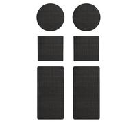 Kit de reparación de trampolín - 6 agujeros de reparación de cinta adhesiva | Parche autoadhesivo para reparar lágrimas, 3 formas de bandas de trampolín, kit de reparación para lágrimas o agujeros