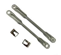 Kit de reparación de transmisión de limpiaparabrisas para Fiat Punto años 1999 a 2006, incluye varilla de empuje de metal y enchufe de plástico, reemplazo directo, instalación simple, color plateado