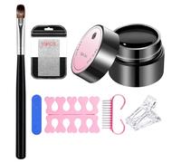 Kit de reparación de uñas - de gel fortalecedor, juego de pinzas de cepillo de, solución de manicura Split Fix | Cuidado diario de manos, ritual de belleza en el hogar, retoques de salón