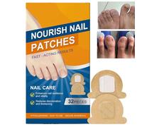 Kit de reparación de uñas de los pies, calcomanías de pedicura para el cuidado de los pies, restauración de uñas de los pies durante la noche, uñas de 3.15 pulgadas con fácil aplicación, material