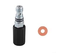 Kit de reparación de válvula reguladora de presión con válvula de retorno y junta de sellado para máquinas de pulverización de diafragma fabricadas en acero inoxidable y latón (B)