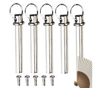 Kit De Reparación De Ventilador Manual - Sujetadores De Eje De Cobre, Remaches De Ventilador Plegable | Accesorios De Equipos De Reemplazo Kits De Soluciones De Mantenimiento De Ventiladores Plegables