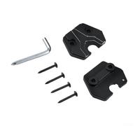 Kit de reparación de visera solar para Ram 1500 2019-2023, clips de aluminio para fijar el parasol caído, fácil de instalar con herramientas incluidas, piezas de repuesto de plástico negro