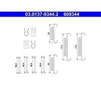 Kit de reparación de zapatas de freno 03.0137-9344.2 ATE para IVECO