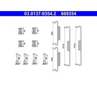 Kit de reparación de zapatas de freno 03.0137-9354.2 ATE para PORSCHE VW