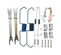 Kit de reparación de zapatas de freno de coche 4600A139 y 4600A140 para L200/Triton 2005-2015. Ajustador de zapatas de freno traseras.