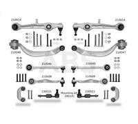 A.B.S. Kit de brazos de suspensión Eje delantero Compatible con AUDI A4 B6 Avant 8E5 219901