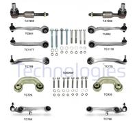 Kit de brazo de control, suspensión de ruedas DELPHI TC1400KIT