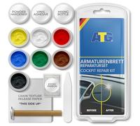 Kit de reparación del salpicadero ATG - Eliminación de arañazos en el salpicadero de forma sencilla Juego de 16 piezas para todos los coches