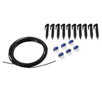 Kit de reparación GARDENA para cable delimitador: Kit reparador para cable delimitador de cortacéspedes Gardena, incl. cable, conectores y ganchos, accesorio original Gardena, gris negruzco (4059-60)