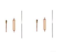Kit de reparación HVAC 3 en 1, válvula de servicio de filtro secador de fósforo, varilla de cobre para CA, mantenimiento de refrigerador (2 juegos)