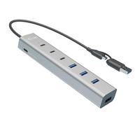 Hub carga i - tech usb tipo a - usb tipo c 7 en 1