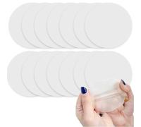 Kit de reparación inflable con 20 parches de vinilo para piscina para anillos, casas de rebote, camas de aire y juguetes de agua (redondos)