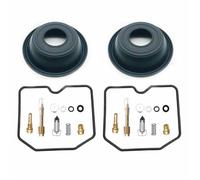 Kit De Reparación Juntas Carburador con Diafragma Vacío para Kawasaki EX500A GPZ500 para Ninja 500R ZR550B EX500