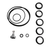 Kit de reparación para bomba de filtro de arena Intex incluye válvula de ventilación de aire, juntas tóricas en forma de L, drenaje de tanque y juntas tóricas de trampa de hojas a juego con números de