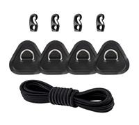 Kit de Reparación para Bote Inflable Paquete de 4 Triángulos Resistentes a