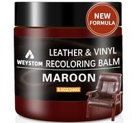 Kit de Reparación para Cuer,Bálsamo reparador de cuero Marrón Rojizo,colorante restaurador para muebles,bolsas e interiores de automóviles,repara arañazos, decoloración y grietas mientras renueva las