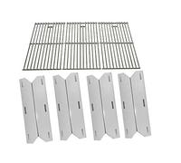 Kit de reparación para Jenn-Air, Lowes 720-0062-LP, 720-0100-NG, 720-0141-LP, 720-0164, 720-0171 Sam's, Member's Mark & Jenn-Air, incluye 4 placas térmicas y rejillas de cocción de acero inoxidable