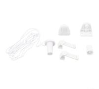 Kit de reparación para persianas enrollables, juego práctico con acoplamiento, cadenas y soportes para tubos de 17 mm