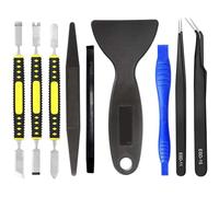 Kit de reparación profesional de herramientas antiestáticas, spudger de acero sin nailon y pinzas para teléfonos celulares, iPhone y portátiles