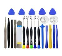 Kit de reparación profesional multifunción de 22 piezas para abrir teléfonos móviles, ordenadores portátiles, tabletas, hacer palanca para cambiar las baterías de las pantallas y mucho más. (A)