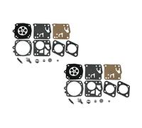 Kit de reparación/reconstrucción de carburador sustituye a Tillotson RK-23HS para carburador Tillotson Pioneer-Partner Husqvarna Homelite Poulan (paquete de 2)