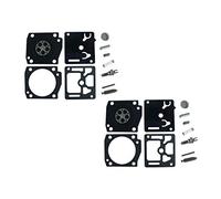 Kit de reparación/reconstrucción de carburador sustituye a ZAMA RB-122 para motosierra Husqvarna 346XPT 351 353 340 345 346XP 350 351 P901 ZAMA C3-EL17 C3-EL18 C3-EL32; (paquete de 2)