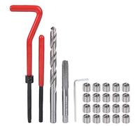 Kit de Reparación Roscado de 25-tlg, Kit de Reparación de Roscado M7, Inserciones de Roscado, Kit de Reparación de Roscado, Herramienta de Inserción de Roscado para Motor de Coche