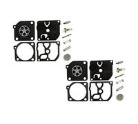 Kit de reparación y reconstrucción de carburador sustituye a ZAMA RB-110 para motosierra MCCULLOCH C5010 ZAMA C1Q-M44 (paquete de 2)