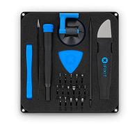 Kit de réparation Ifixit Essential Electronics Toolkit Noir et Bleu | Starter Kit con 16 puntas de precisión (4 mm), destornilladores & herramientas de apertura para reparar electrónica