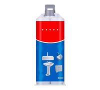 Kit De Réparation Porcelaine Et Céramique - Pâte De Remplissage Pour Fissures, Éclats Et Rayures | Réparateur Dee Carrelage Haute Adhérence Pour, Évier Eet Douche | Finition Blanche Lisse