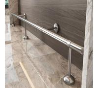 Kit De Reposapiés Desmontable Para Barra, Reposapiés De Acero Inoxidable 304 Acabado Cepillado Para Islas De Cocina, Garajes Y Cafeterías(Silver,5.58ft/1.8m)