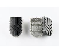Kit de reposapiés ION SW Motech en plata / negro para KAWASAKI VERSYS 1100 24-26
