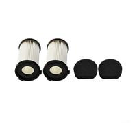 Kit de repuesto, 4 filtros y 4 esponjas para Cecotec, para Conga Thunderbrush 520/550/560 E, para Handyforce 2761 2759, y escoba eléctrica Handy Force RBT, accesorios para aspiradoras