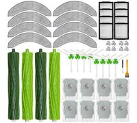 Kit de repuesto compatible con iRobot Roomba Combo J7 J7+Plus, cepillo principal, cepillo lateral, trapeador HEPA, bolsa de polvo, aspiradora, robot accesorios (kit de 36)