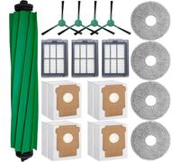 Kit de Repuesto Compatible con iRobot Roomba Plus 405: Cepillos, Filtros, Bolsas y Mopas