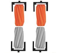 Kit de repuesto compatible para DJI para RoboVac S A P que incluye cepillo de rodillo doble, 4 cepillos laterales, filtro y 3 paños de fregona para robótica, accesorios de limpieza de suelos