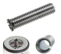 Kit de repuesto de 1 unidad, 2 piezas, 5 piezas, colador de cesta de fregadero de cocina, conector de tornillo roscado de 35 mm, 45 mm, accesorios de latón de acero inoxidable (1 pieza de 45 mm)