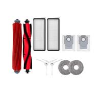 Kit De Repuesto De 12 Piezas: Cepillo Principal, Bolsa For Polvo, Filtro Y Paño De Mopa. Compatible Con Roborock, Q Revo Maxv/P10 Pro Y Aspiradoras.