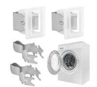 Kit de repuesto de 2 cierres de puerta de secadora, golpe de metal con cierre de plástico duradero para un cierre fiable de la puerta, compatible con secadoras 279570M 8001593 510177 WE1X1192
