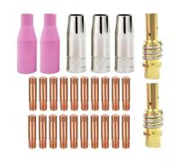 Kit de repuesto de 27 piezas para antorcha MIG que incluye boquillas y soportes para AK15 para MB15 14AK para MIG200 para MIG250 MT2000 HBM1200