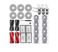 Kit de repuesto de accesorios for Roborock Saros 10R: cepillo lateral principal, filtro HEPA y bolsas de fregona. Piezas for robot aspirador.