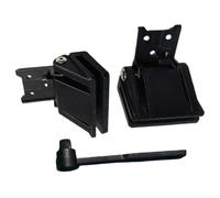 Kit de repuesto de bisagra de cubierta antipolvo para tocadiscos P-200 P-220 PS-11 PS-22 para Sony para Siemens RW777 - Piezas de soporte de tapa de tocadiscos con cepillo de limpieza