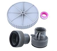 Kit de repuesto de bomba de skimmer de piscina con adaptadores de manguera para olas de verano para accesorios de piscina Intex 10722/25009, apto para SFX1000 para modelos SFX1500 para piscinas sobre